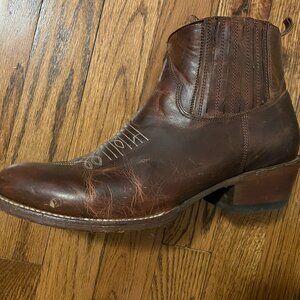 Stetson short women's Pilar Cowboy Boots, brown, size 10